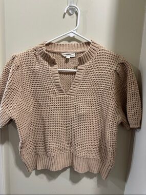 Women size large Entro cropped knit top